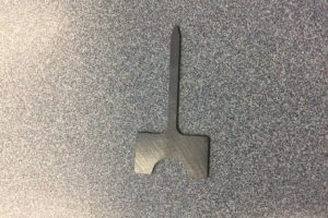 Flat Honing of a Tool Steel Part